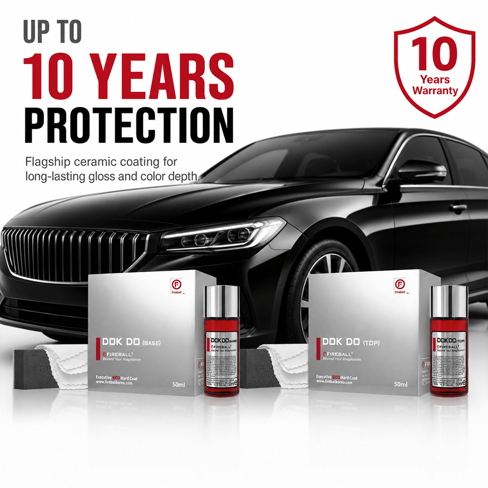 Fireball Dok Do Base Ceramic Coating 50ml | 10 Years Flagship Protection - Detailing Essentials