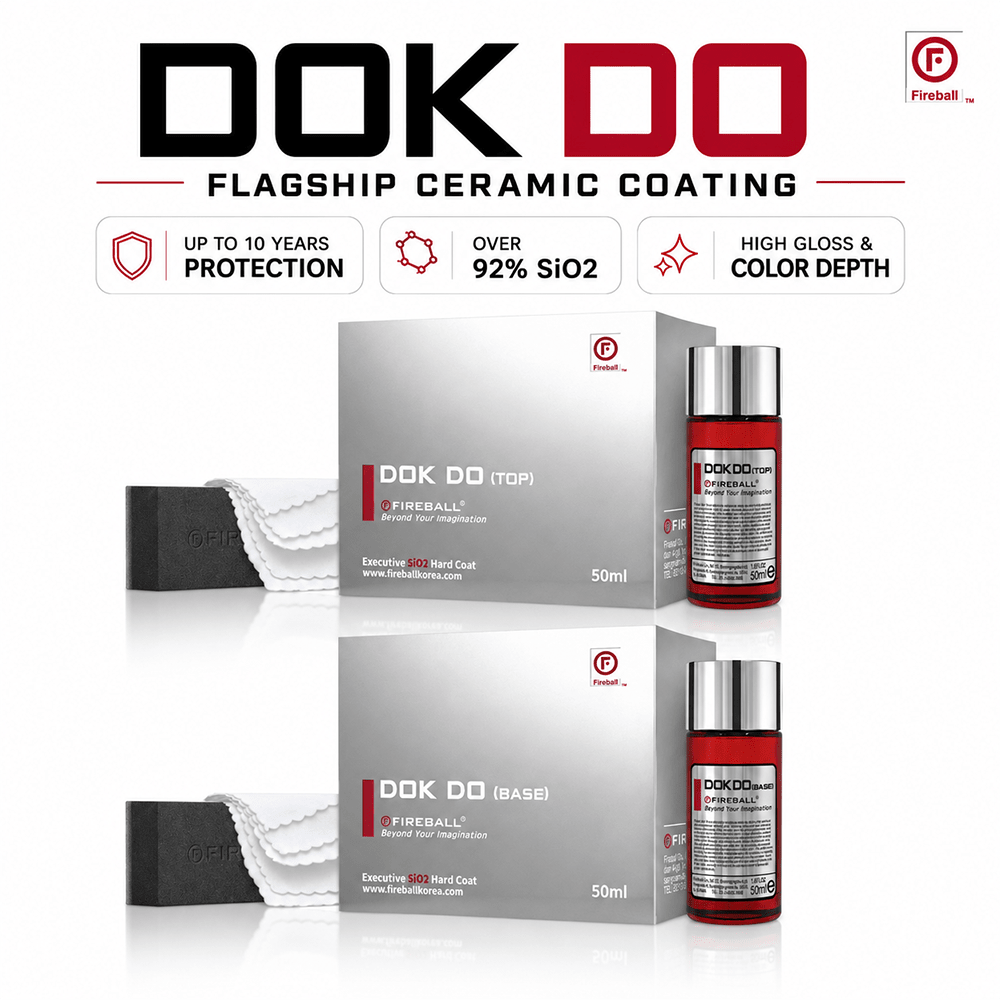 Fireball Dok Do Base Ceramic Coating 50ml | 10 Years Flagship Protection - Detailing Essentials