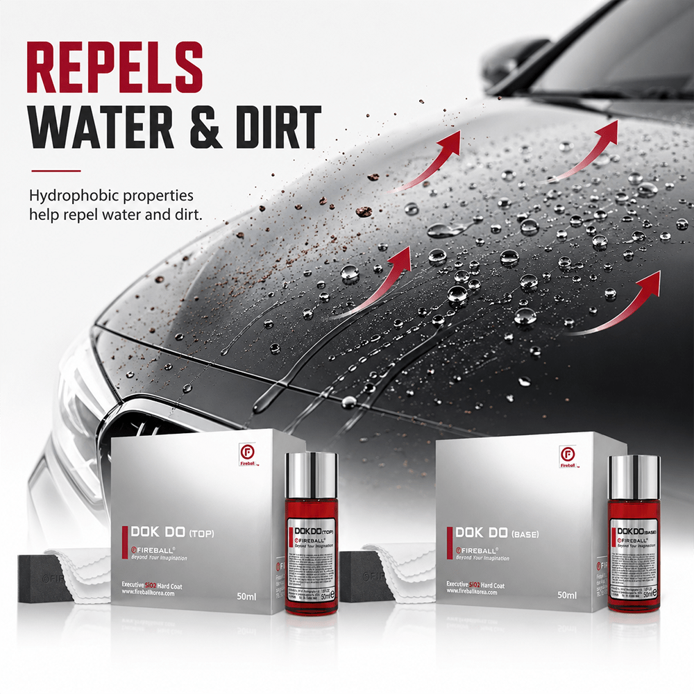 Fireball Dok Do Base Ceramic Coating 50ml | 10 Years Flagship Protection - Detailing Essentials