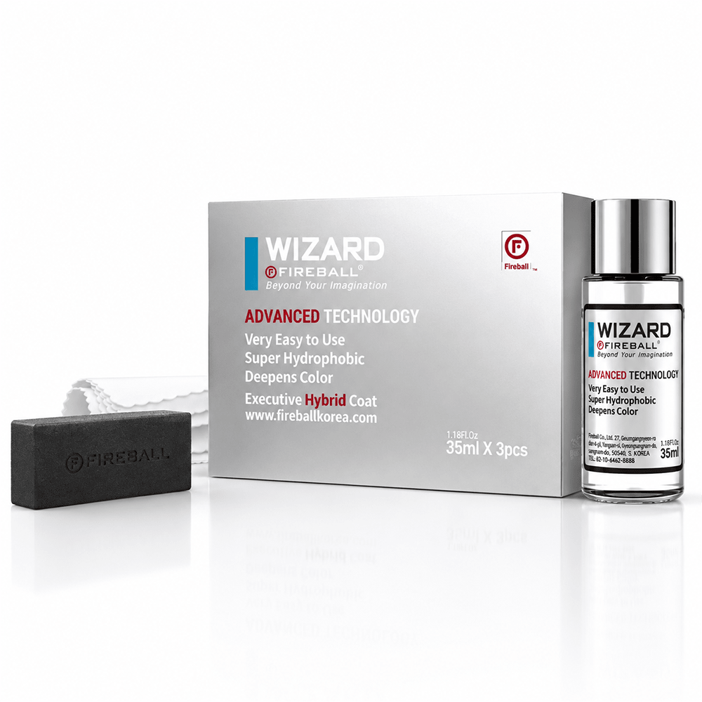 Fireball Wizard Graphene Coating 35ml x 3pcs | 3 Years Easy Application Coating - Detailing Essentials