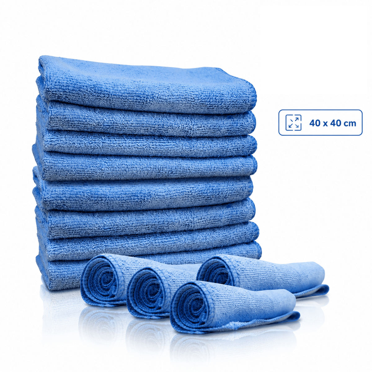 MA - FRA Blue Microfiber Body Cleaning Cloth | Multipurpose Car Cleaning Towel - Detailing Essentials
