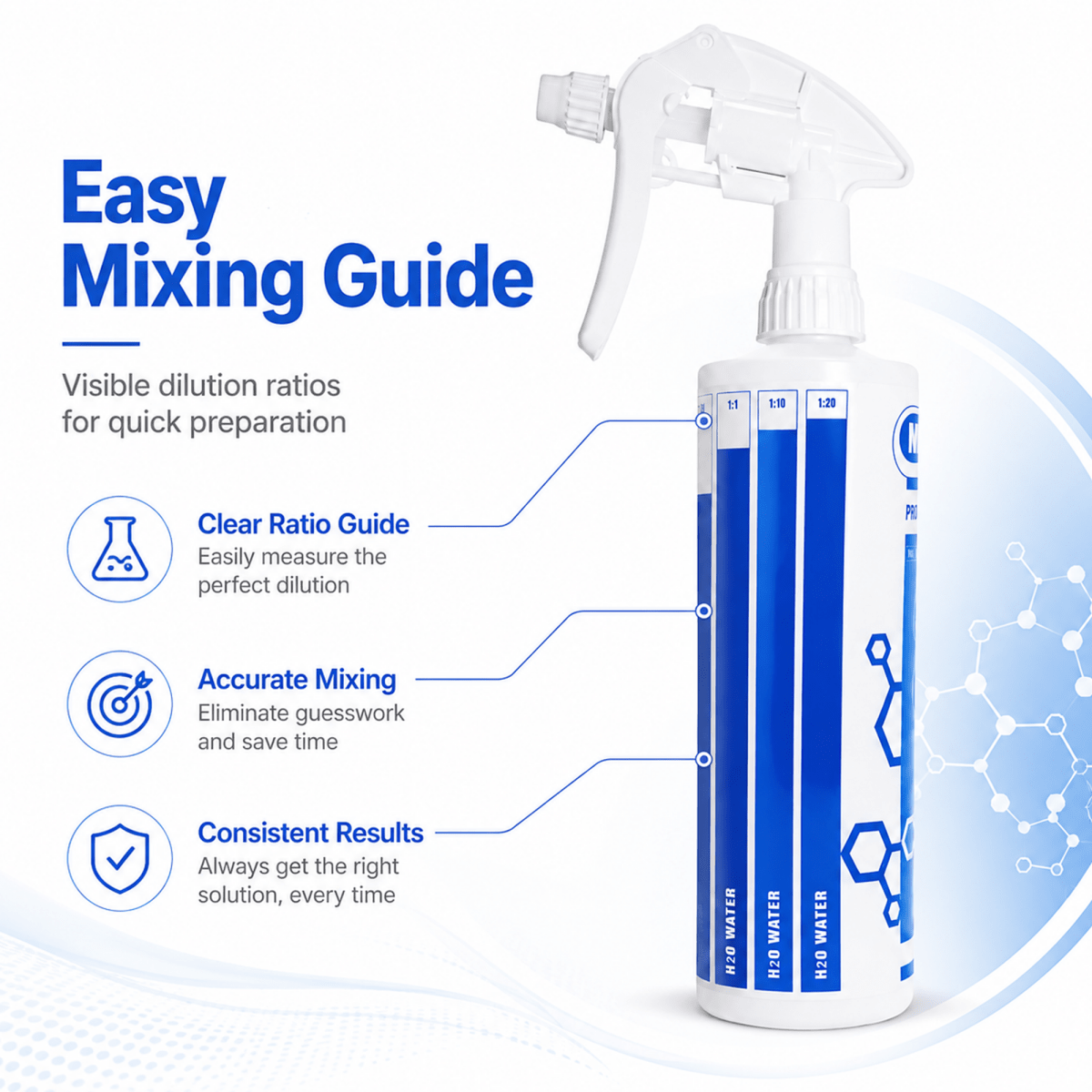 MA - FRA Flacone Professional Spray Bottle 1000ml | Empty Chemical Spray Bottle - Detailing Essentials