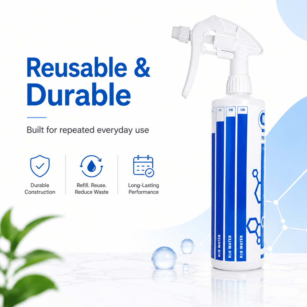 MA - FRA Flacone Professional Spray Bottle 1000ml | Empty Chemical Spray Bottle - Detailing Essentials