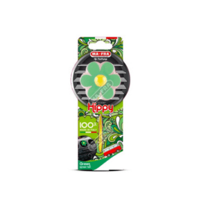 Ma - Fra Hippy Nature Trip Car Air Freshener – Love Freedom Scent | Blue Rubber Flower Design | Long - Lasting Aroma Up to 6 Weeks | Car Dashboard & Small Space Use - Detailing Essentials