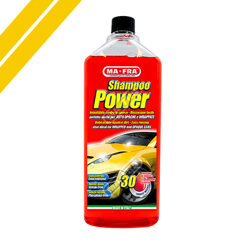 MAFRA Car Wash Shampoo And High Foaming Formula For Exterior Cleaning - Detailing Essentials