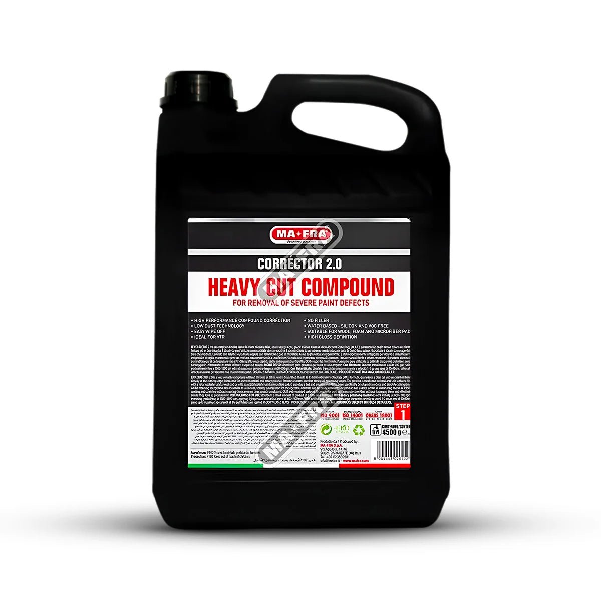 Mafra Corrector (250gm) And Rubbing Compound For Professional Paint Care - Detailing Essentials