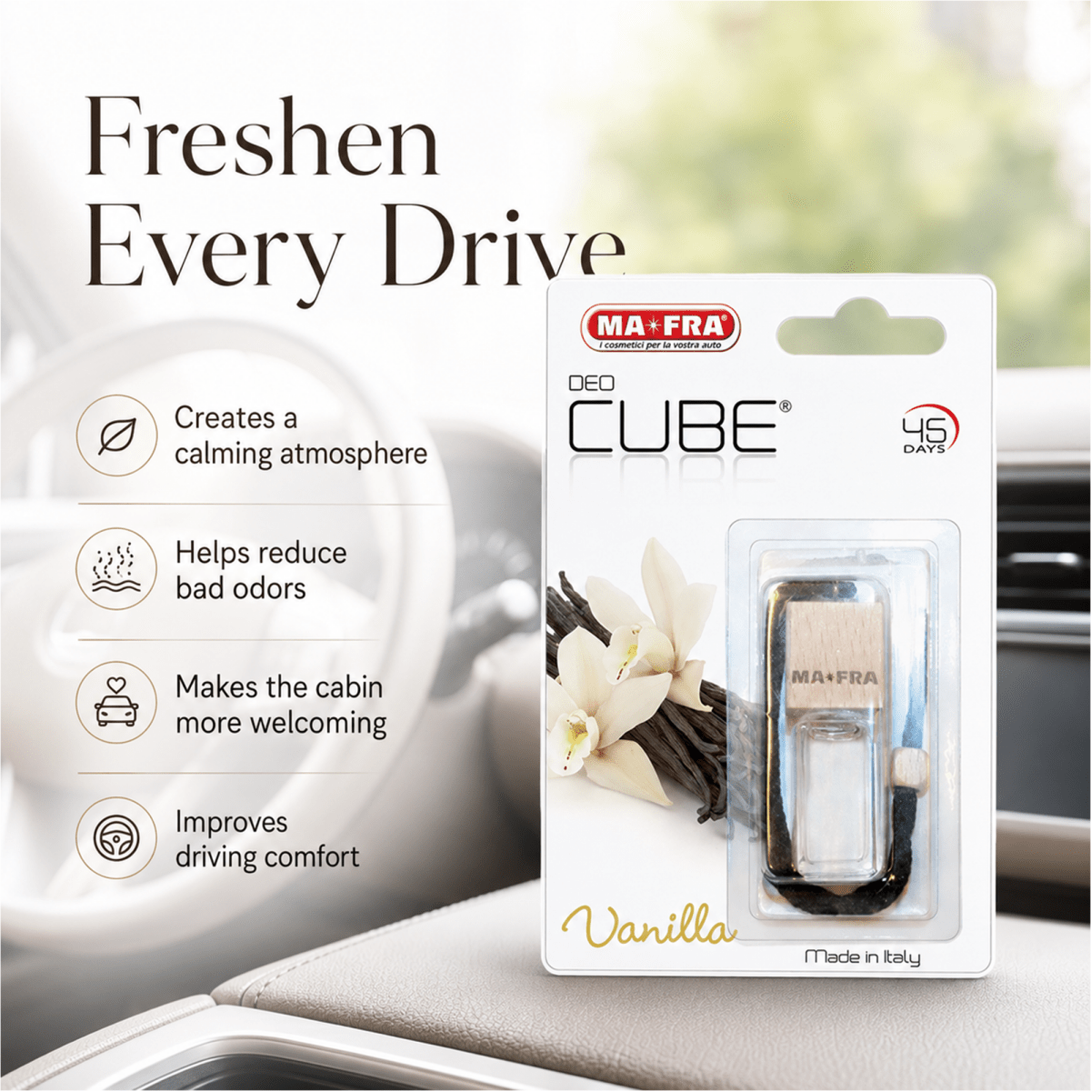 Mafra Deo Cube Car Perfume (various Scents) And Perfume For Professional Interior Care - Detailing Essentials