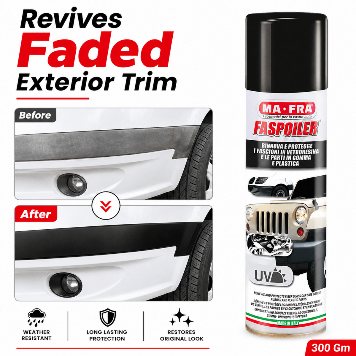 Mafra Faspoiler 300 Gm And Detailing Spray For Professional Exterior Care - Detailing Essentials
