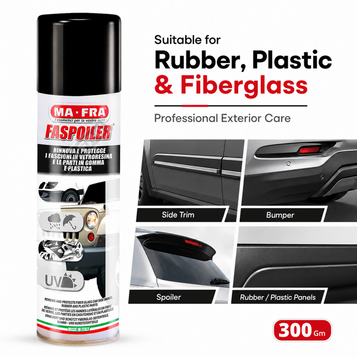Mafra Faspoiler 300 Gm And Detailing Spray For Professional Exterior Care - Detailing Essentials