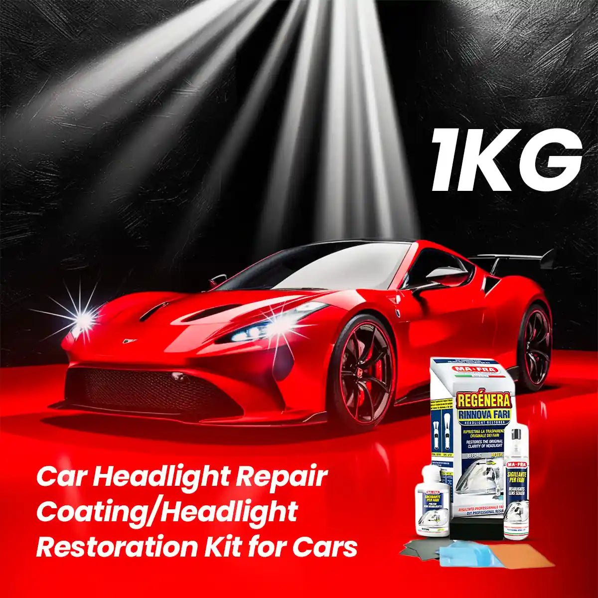 Mafra Headlight Kit And Headlight Restoration For Professional Exterior Care - Detailing Essentials