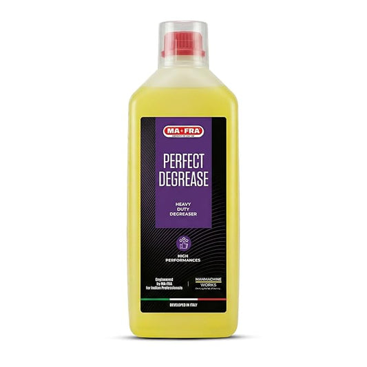 MAFRA Heavy Duty Perfect Degreaser (1:9 Dilution) – Multi - Purpose Engine, Wheel Rim & Iron Cleaner for Car, Bike & Commercial Vehicles | Grease & Dirt Remover for Professional Use (Pack Of 1) - Detailing Essentials