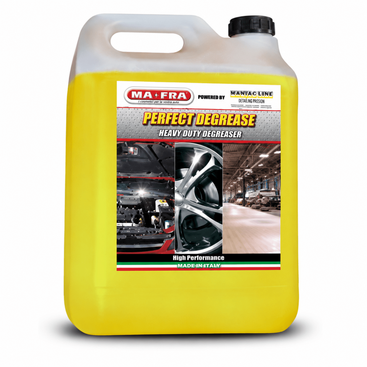 MAFRA Heavy Duty Perfect Degreaser (1:9 Dilution) – Multi - Purpose Engine, Wheel Rim & Iron Cleaner for Car, Bike & Commercial Vehicles | Grease & Dirt Remover for Professional Use (Pack Of 1) - Detailing Essentials