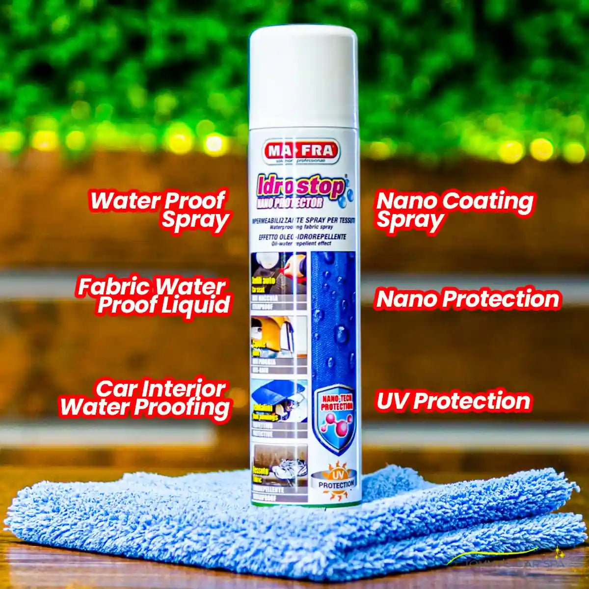 Mafra Idrostop - High - performance Water Repellent For Windshields And Glass Surfaces - Detailing Essentials