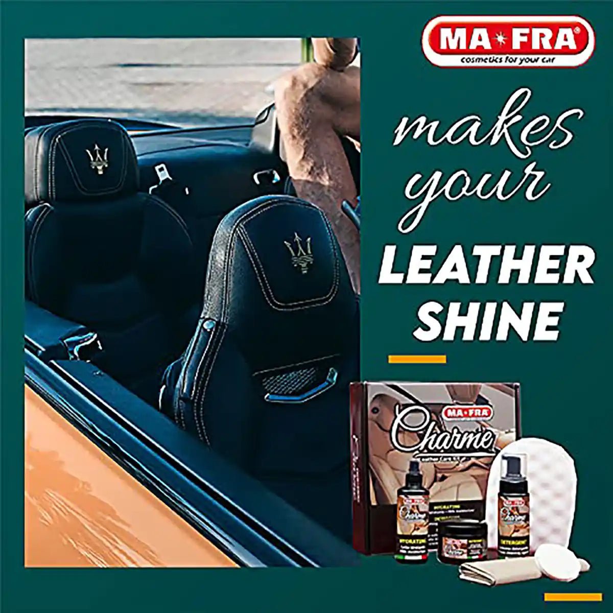Mafra Leather Cleaning Conditioning Kit And Leather Care For Professional Interior Care - Detailing Essentials