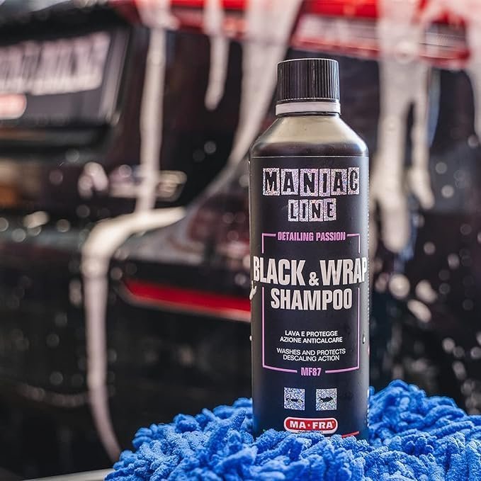 Mafra Maniac Line Black & Wrap 2 - in - 1 Shampoo (500ml) - Detailing Essentials