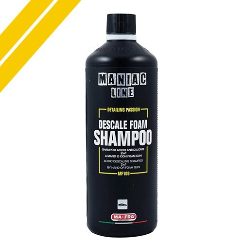 Mafra Maniac Line Descale Foam Shampoo And 2 - in - 1 Acid Car Shampoo For Hand & Foam Gun (500ml) - Detailing Essentials