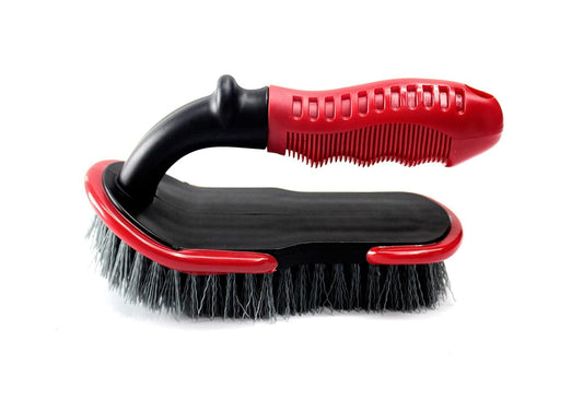 Mafra Maxshine Tire & Carpet Scrub Brush 19cm | Heavy - duty Bristles For Deep Cleaning | Tyre Detailing Brush | Rug & Carpet Cleaning Brush - Detailing Essentials