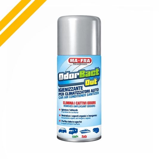 Mafra Odorbact - Antibacterial Odor Eliminator For Car Interiors And Air Conditioning Systems - Detailing Essentials
