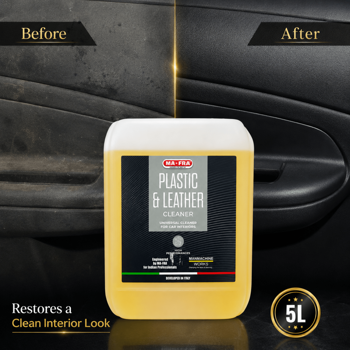 Mafra Plastic And Leather Cleaner And Cleaner For Professional Interior Care - Detailing Essentials