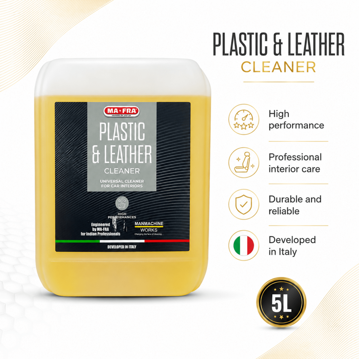 Mafra Plastic And Leather Cleaner And Cleaner For Professional Interior Care - Detailing Essentials