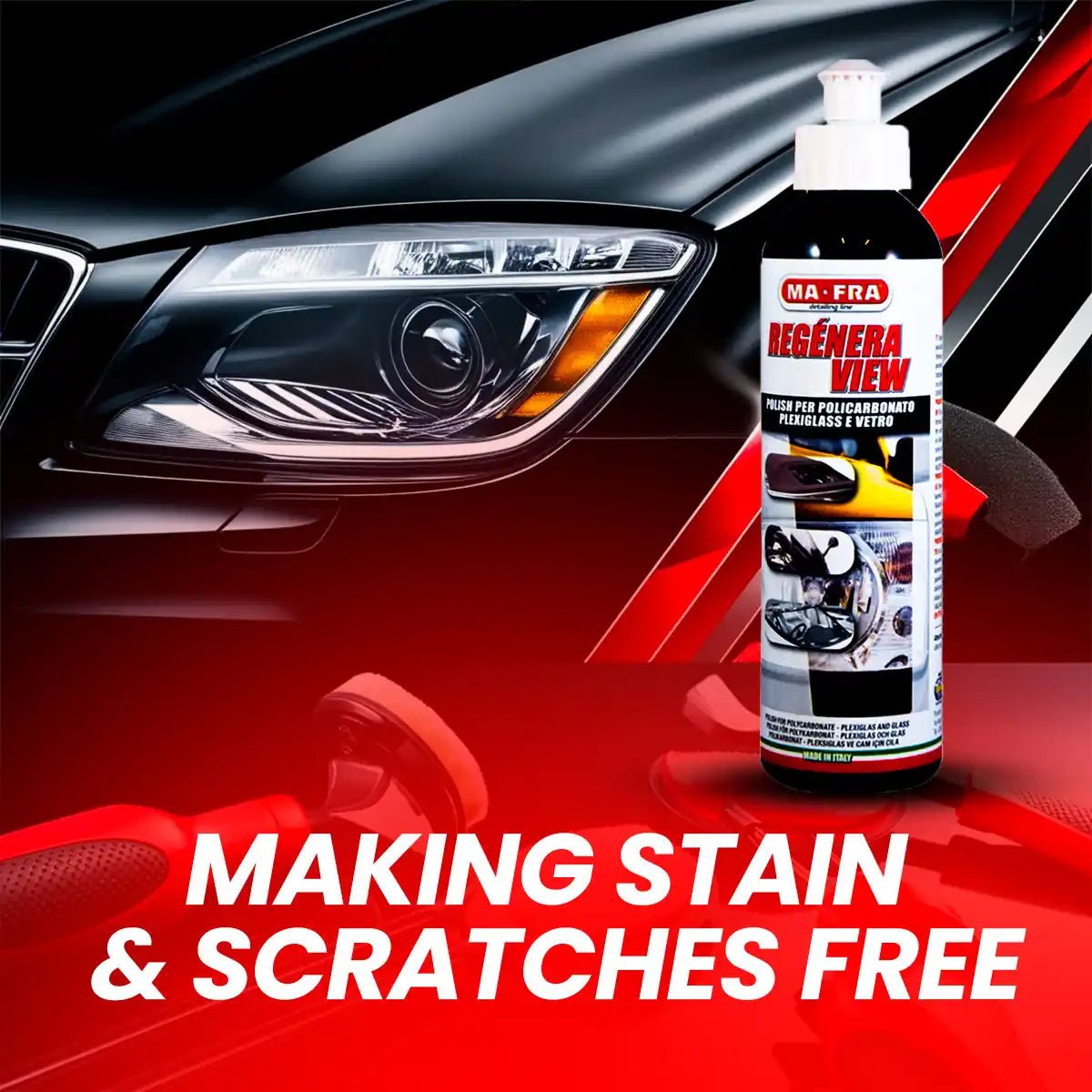 Mafra Regenera View And Headlight Cleaner For Professional Exterior Care - Detailing Essentials