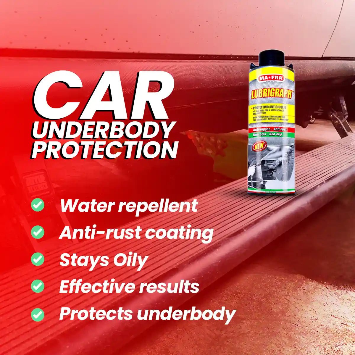 Mafra Rust Remover Spray - Lubrigraph, 600ML - Detailing Essentials