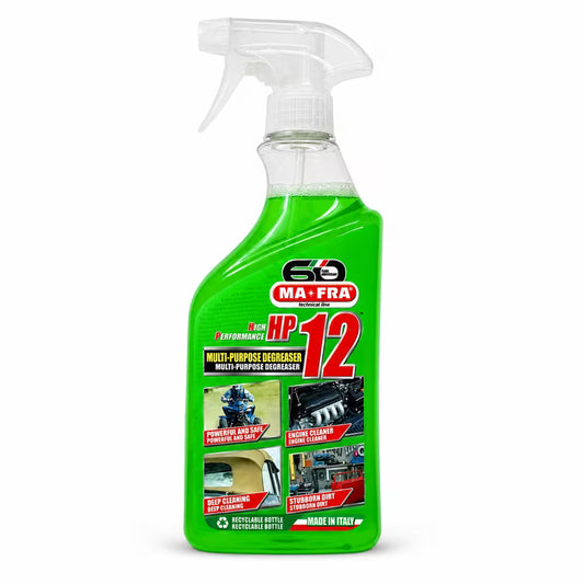 Mafra Ma-fra HP12 Multi-purpose Degreaser Spray 500ml | Heavy-duty All Surface Cleaner For Car, Bike, Kitchen & Industrial Use
