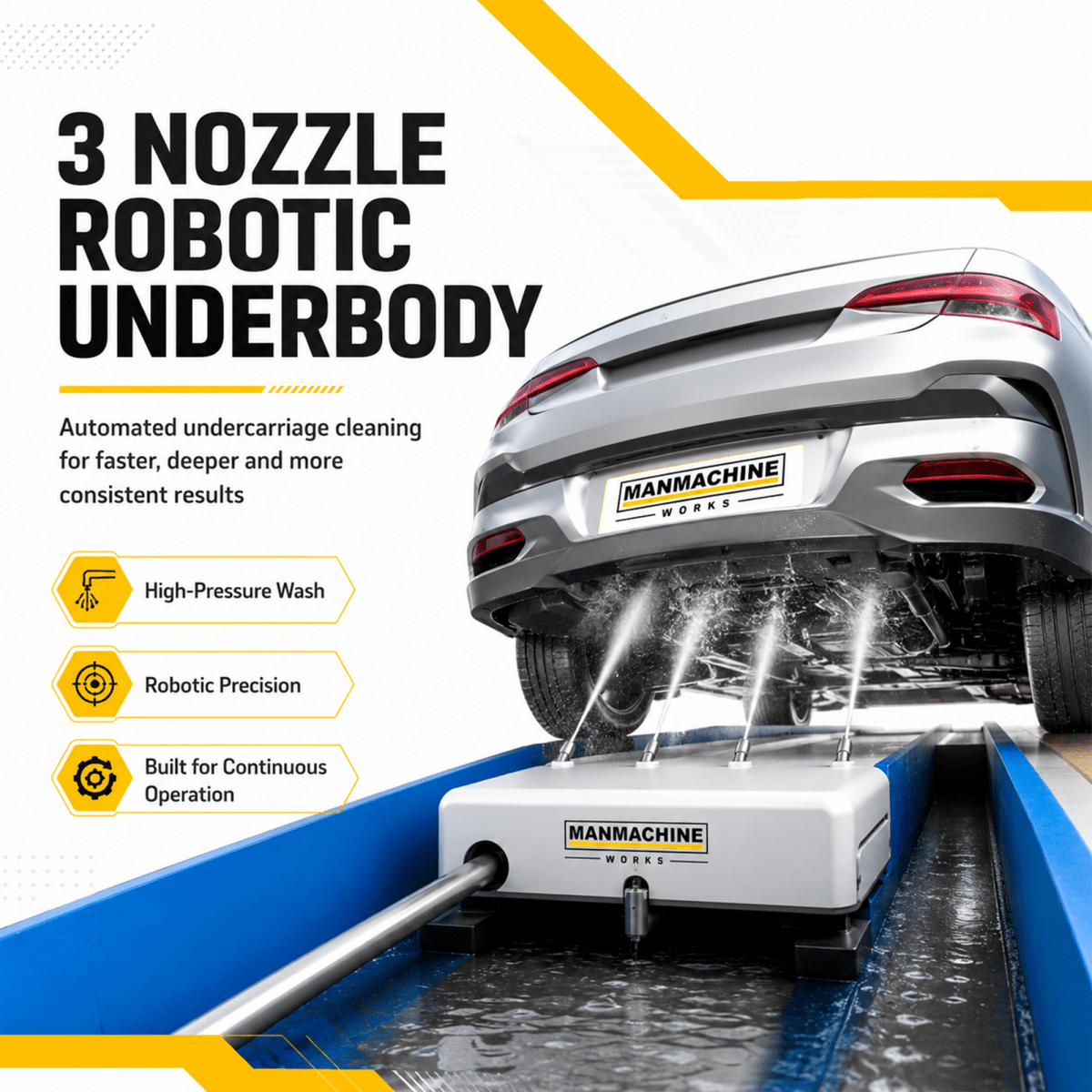 Manmachineworks 3 Nozzle Robotic Underbody - Detailing Essentials
