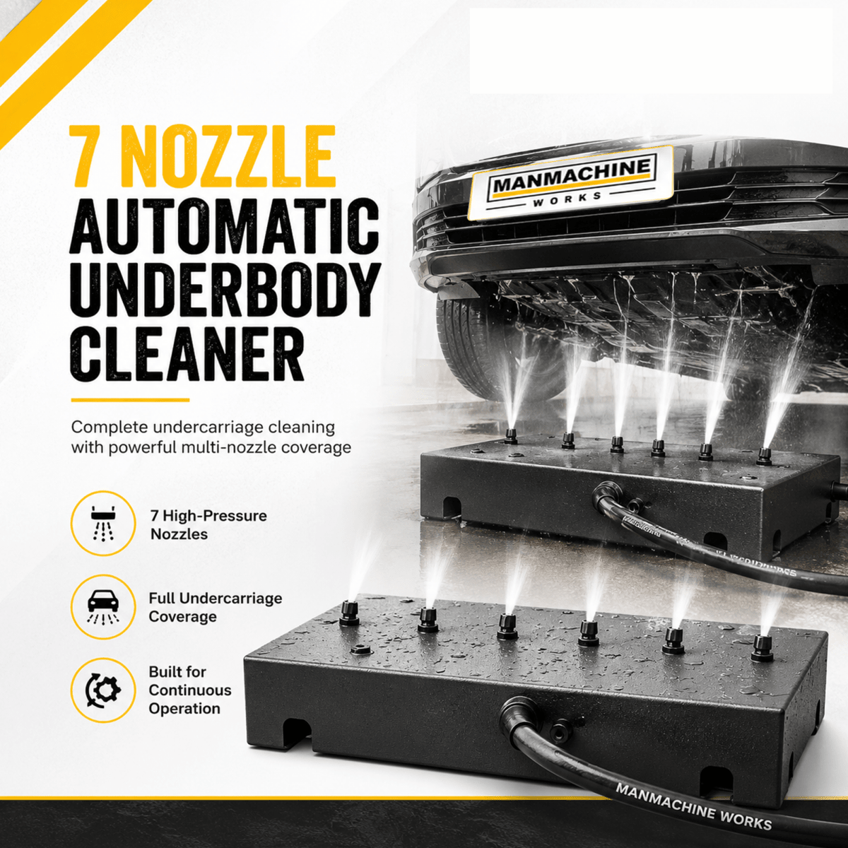 Manmachineworks 7 Nozzle Automatic Underbody Cleaner - Detailing Essentials