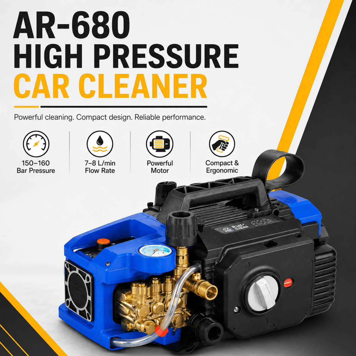 Manmachineworks AR 680 High Pressure Car Cleaner - Detailing Essentials