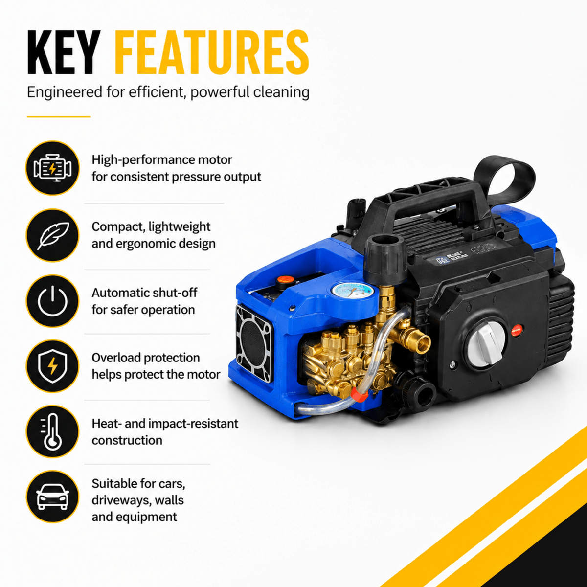 Manmachineworks AR 680 High Pressure Car Cleaner - Detailing Essentials