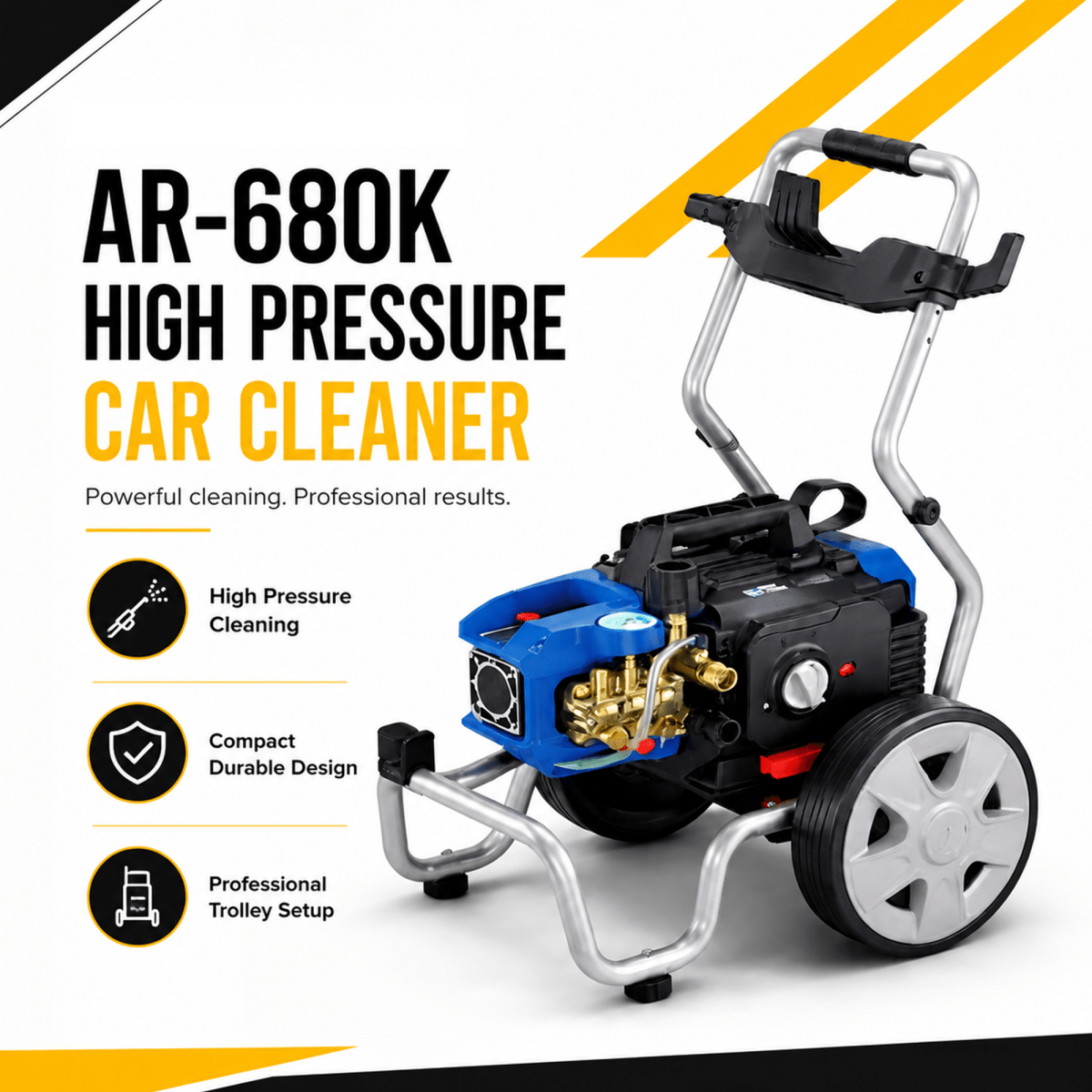 Manmachineworks AR 680K High Pressure Car Cleaner - Detailing Essentials