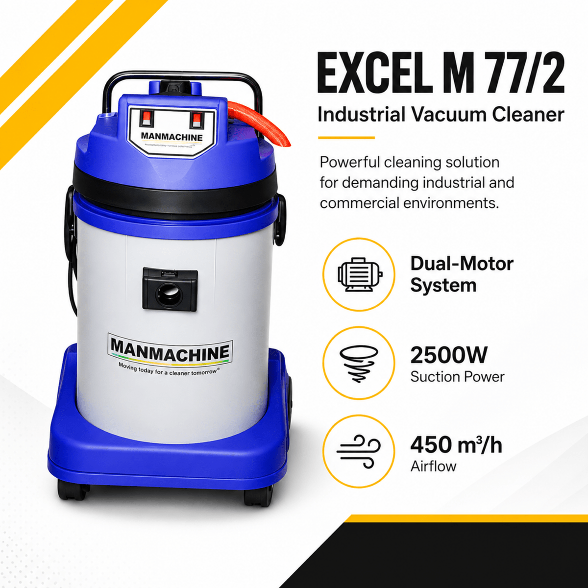 Manmachineworks Excel M 77/2 Vacuum Cleaners - Detailing Essentials