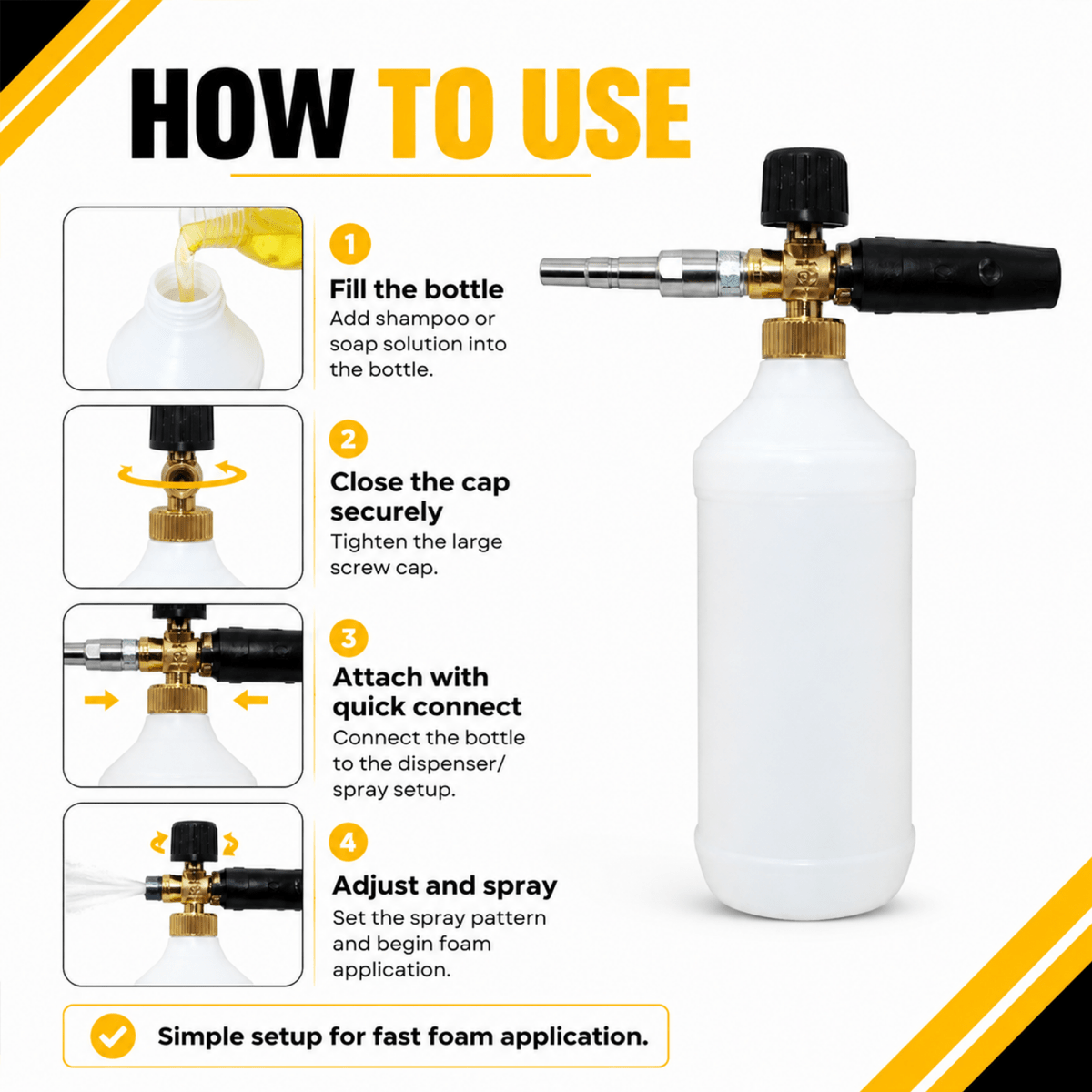 Manmachineworks Foam Bottle - Detailing Essentials