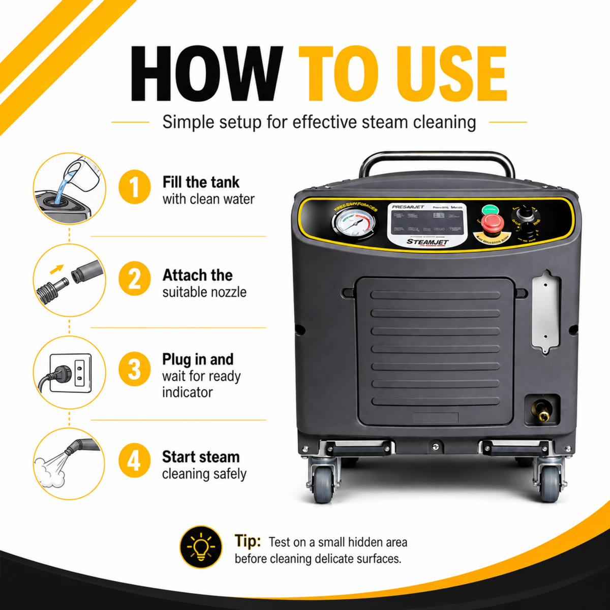 Manmachineworks Steam Jet Electric Machine - Detailing Essentials