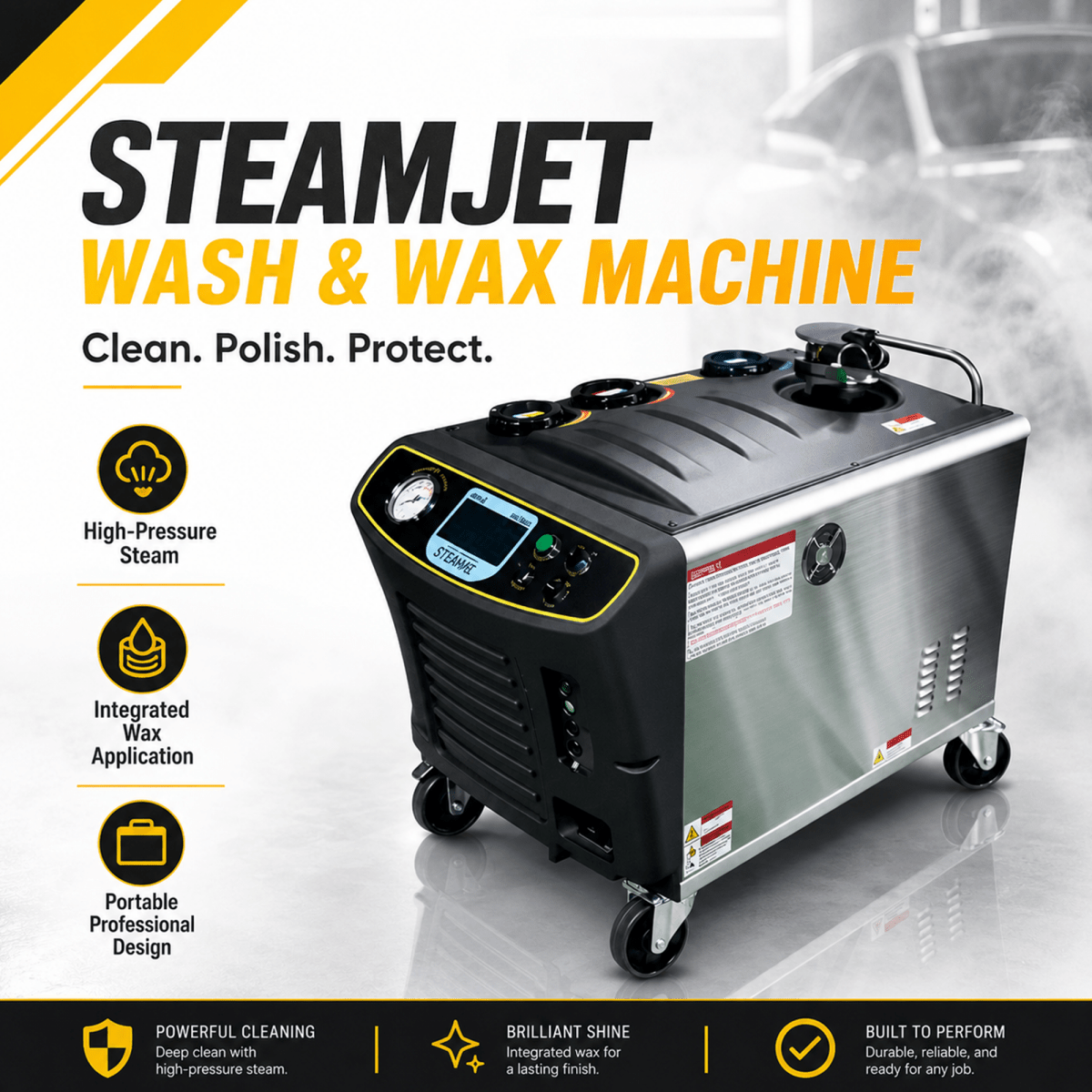 Manmachineworks Steamjet Wash And Wax Machine - Detailing Essentials