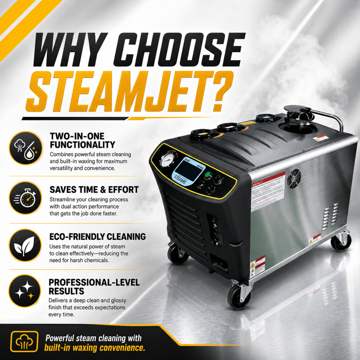 Manmachineworks Steamjet Wash And Wax Machine - Detailing Essentials