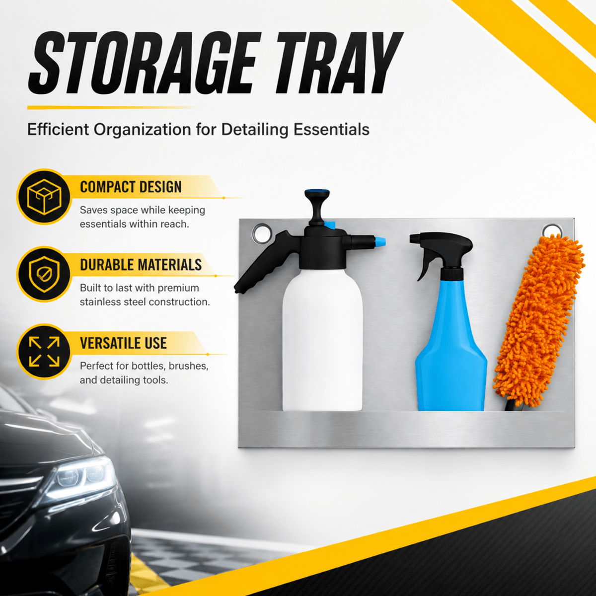 Manmachineworks Storage Tray for Efficient Organization - Detailing Essentials