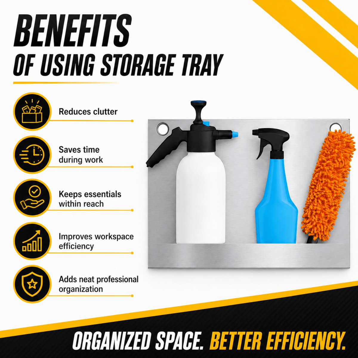 Manmachineworks Storage Tray for Efficient Organization - Detailing Essentials