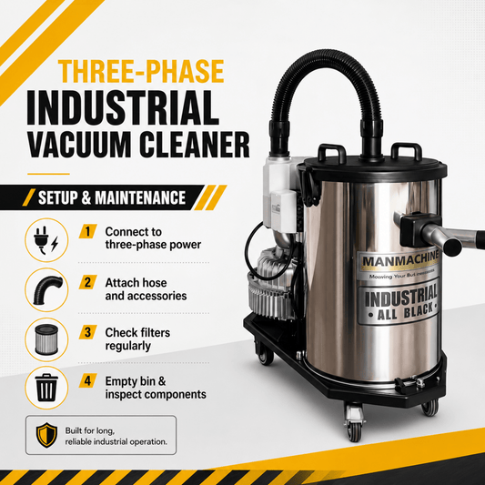 Manmachineworks Three - phase Industrial Vacuum Cleaner - Detailing Essentials