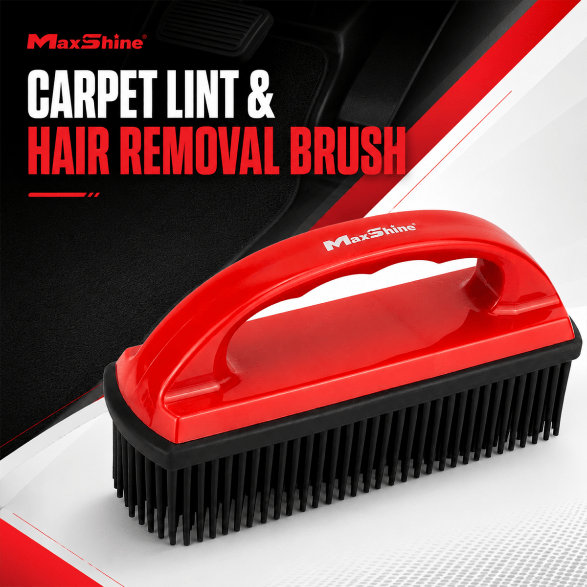 Maxshine Carpet Lint And Hair Removal Brush And Brush For Professional Detailing Tools - Detailing Essentials