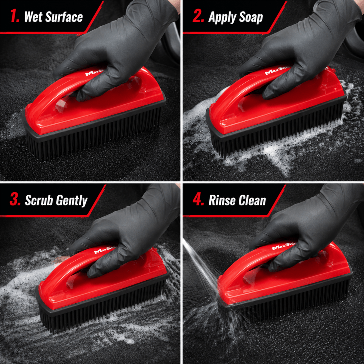 Maxshine Carpet Lint And Hair Removal Brush And Brush For Professional Detailing Tools - Detailing Essentials