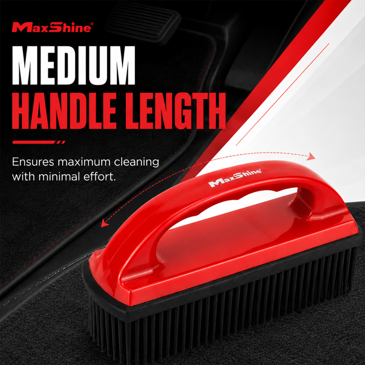 Maxshine Carpet Lint And Hair Removal Brush And Brush For Professional Detailing Tools - Detailing Essentials