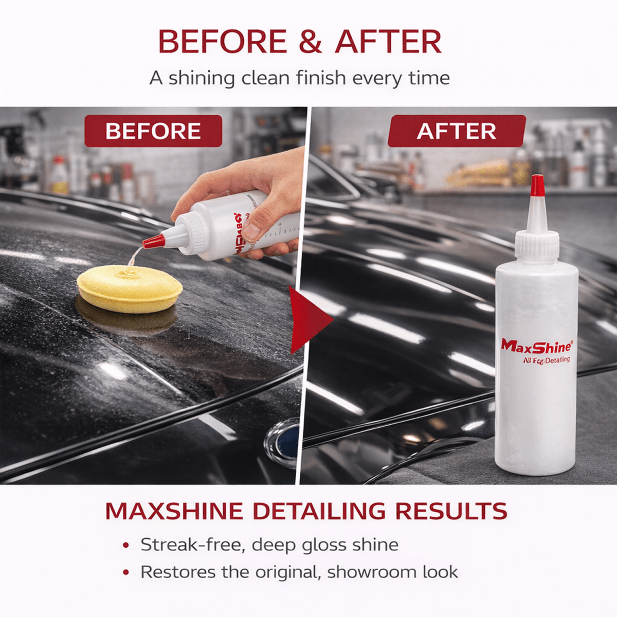 Maxshine Compound Polish Wax Dispenser Bottle With Cap And Bottle For Professional Detailing Tools - Detailing Essentials