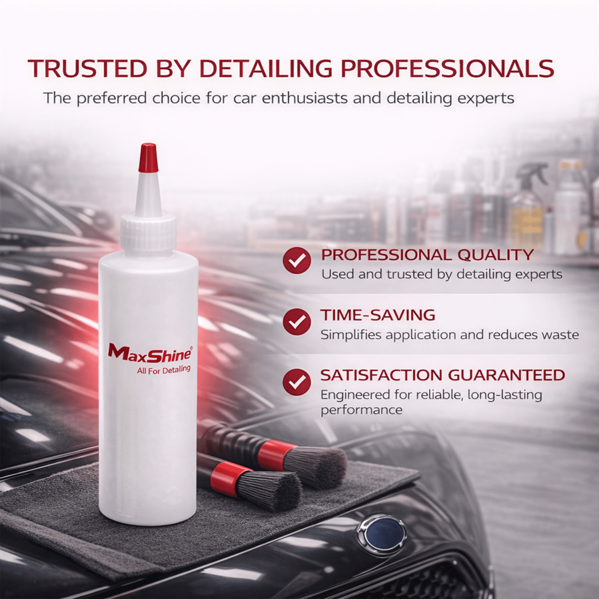 Maxshine Compound Polish Wax Dispenser Bottle With Cap And Bottle For Professional Detailing Tools - Detailing Essentials