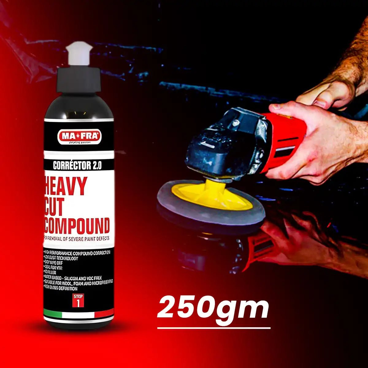 Maxshine Corrector (250gm) And Rubbing Compound For Professional Paint Care - Detailing Essentials