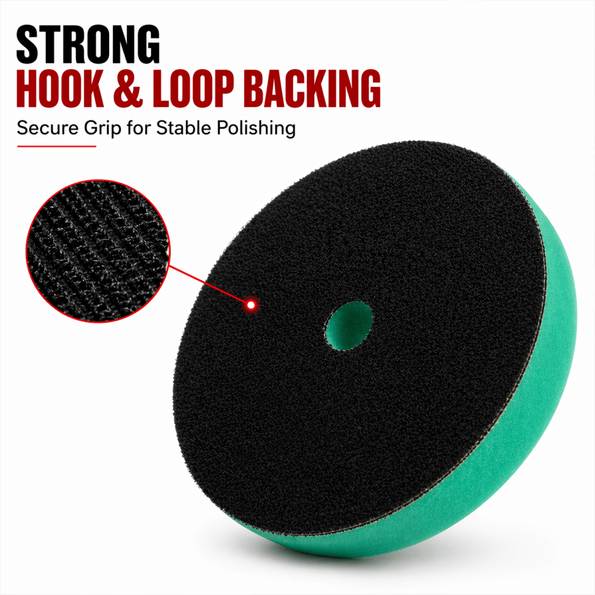 MaxShine Cross Cut Foam Pad Green Finishing | 3 Inch, 5 Inch & 6 Inch - Detailing Essentials