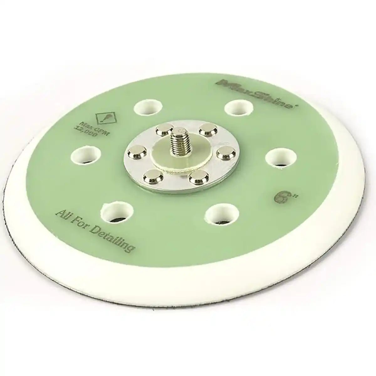 Maxshine DA Polisher Backing Plate And 6 Inch Replacement For Dual Action Polishers - Detailing Essentials