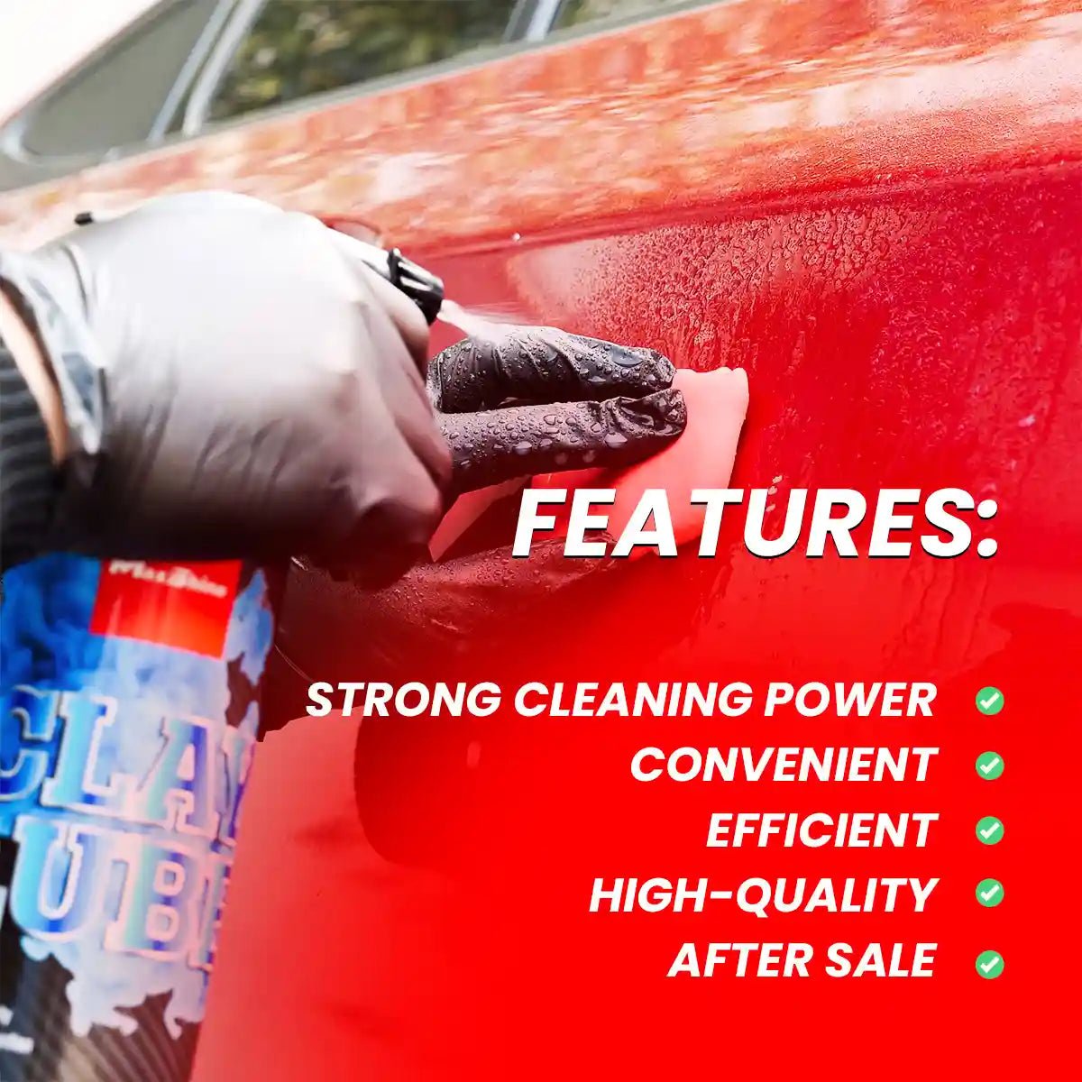 Maxshine Detailing Clay Bar - 100g Heavy (2x50gram) And Clay Bar For Professional Detailing Tools - Detailing Essentials