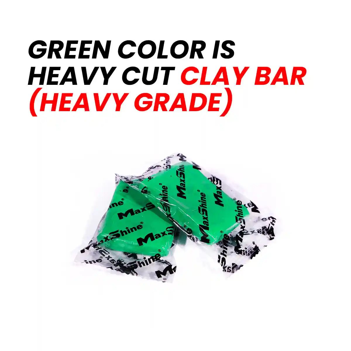 Maxshine Detailing Clay Bar - 100g Heavy (2x50gram) And Clay Bar For Professional Detailing Tools - Detailing Essentials